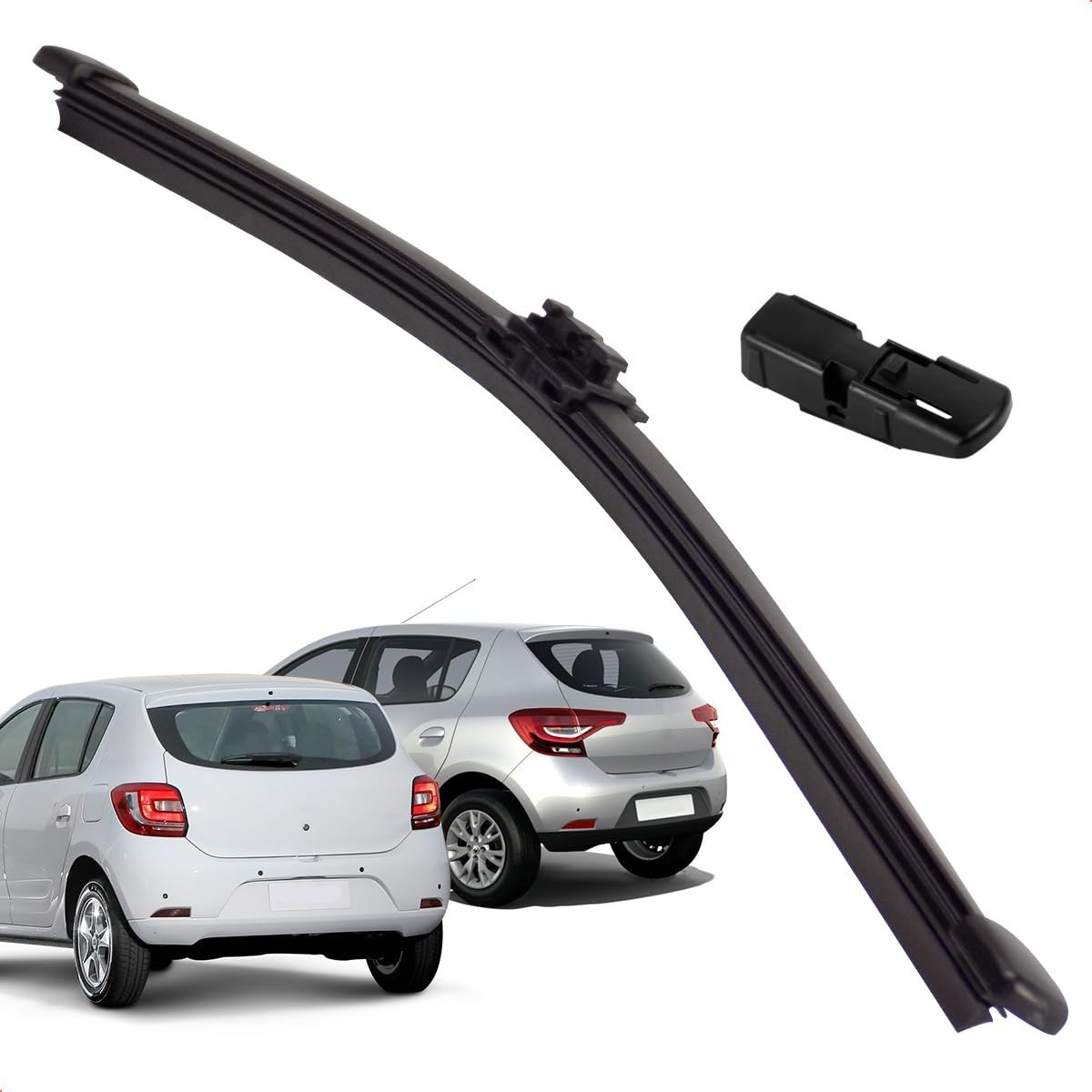 Palheta Limpadora Para-Brisa Traseiro Vigia Slim 12" Sandero 2015-2024 - Silicone