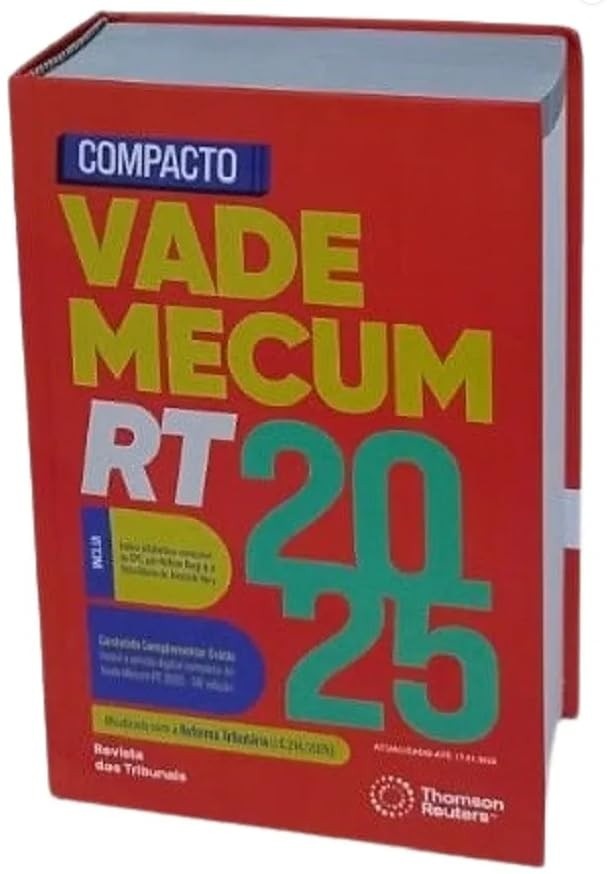 Vade Mecum RT 2025 Compacto: Essencial para OAB e Concursos