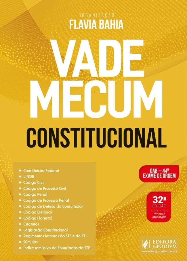 Vade Mecum Constitucional 44º Exame de Ordem - 32ª Edição 2025 Juspodivm: Seu Guia Essencial
