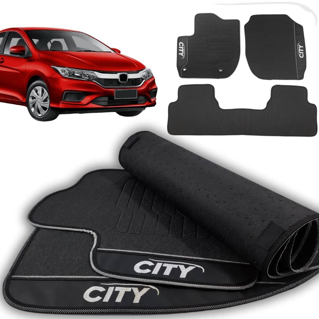Tapetes Emborrachados Premium para Honda City 2022-2025: Proteção e Estilo Inovador