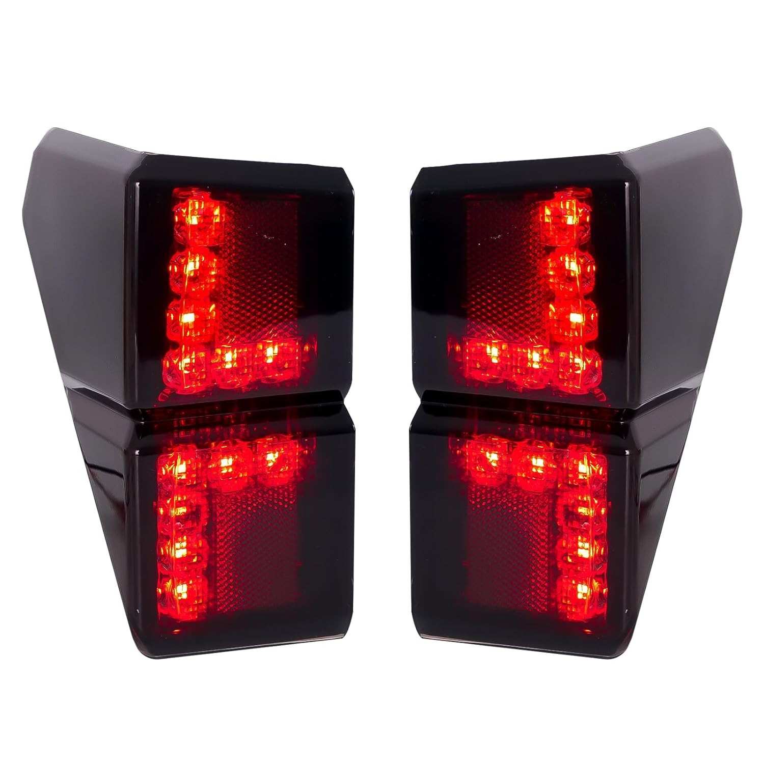 Luzes Traseiras LED Fumê para Polaris Ranger 1000 XP Crew (2018-2025) - Segurança e Estilo