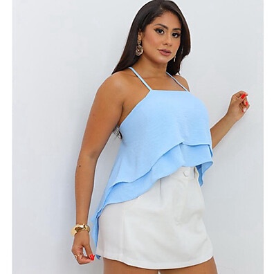 Blusa Babados: Tendência Verão 2025 ☀️