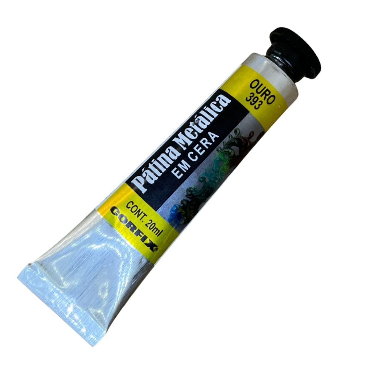 Pátina Metálica em Cera 20ml Corfix Avulso OURO 393