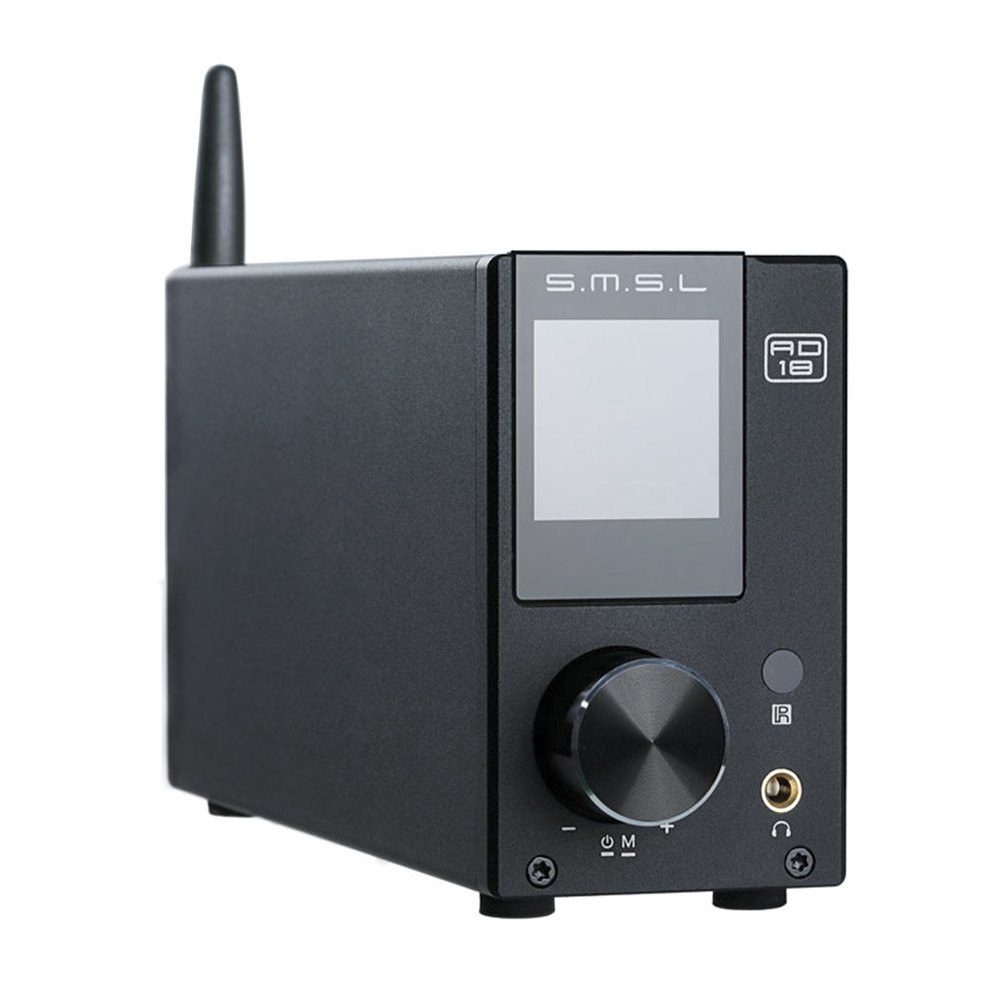 SMSL AD18: Amplificador HiFi Bluetooth 4.2 com Apt-X e Saída Subwoofer 2.1