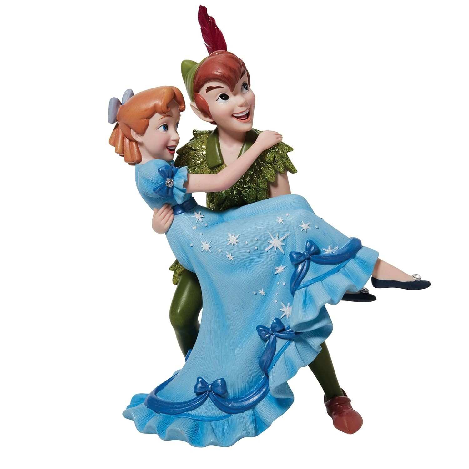 Enesco Disney Showcase Estatueta Peter Pan com Wendy Darling - 21 cm, Multicolorida