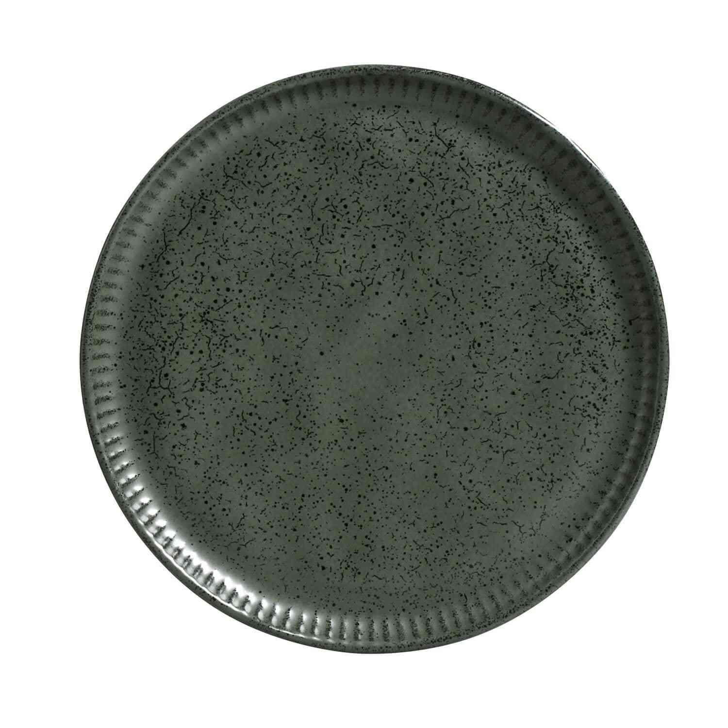 Conjunto 6 Pratos Sobremesa Porto Brasil Linhas Greenery 21,5cm - Resistente e Elegante