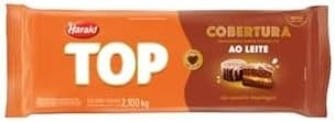 Chocolate Cobertura ao Leite Top em Barra 2.1Kg Harald