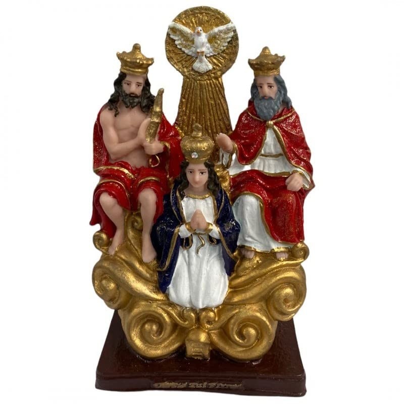 Imagem Divino Pai Eterno 22 cm em Resina - Decoração Sagrada com Qualidade e Fé