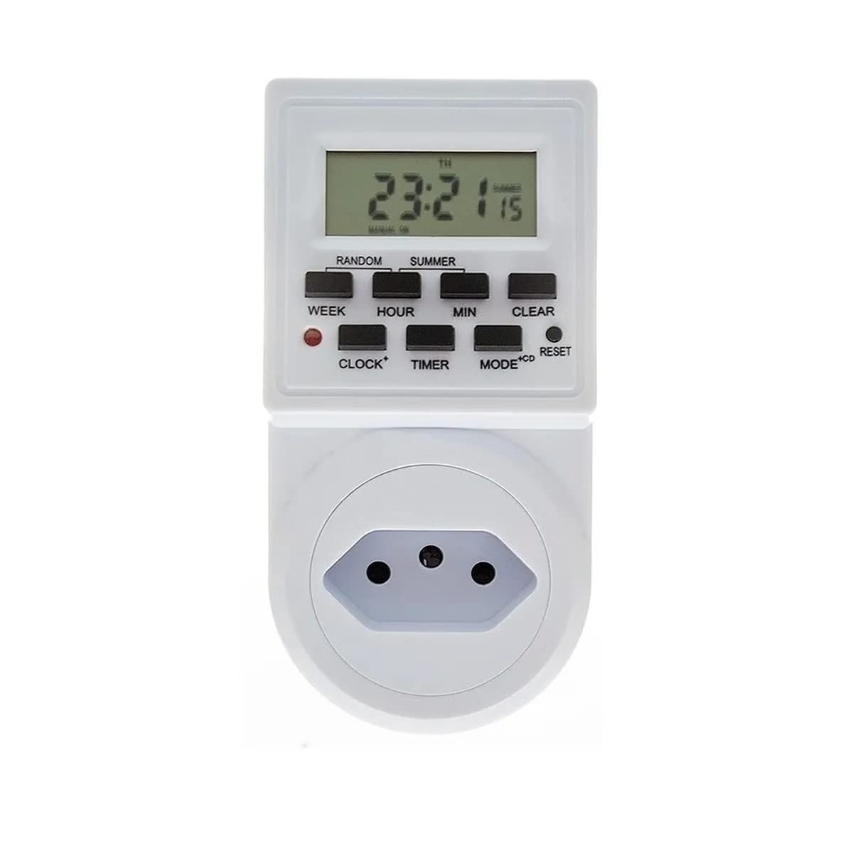 Timer Digital Programável Luuk Young 2200W Bivolt - Controle Inteligente de Energia com 20 Programações