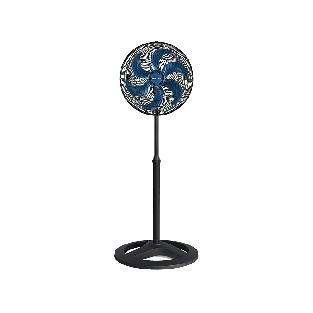 Ventisol Ventilador de Coluna Oscilante 40cm com Motor Turbo 6 Pás - Azul 220V