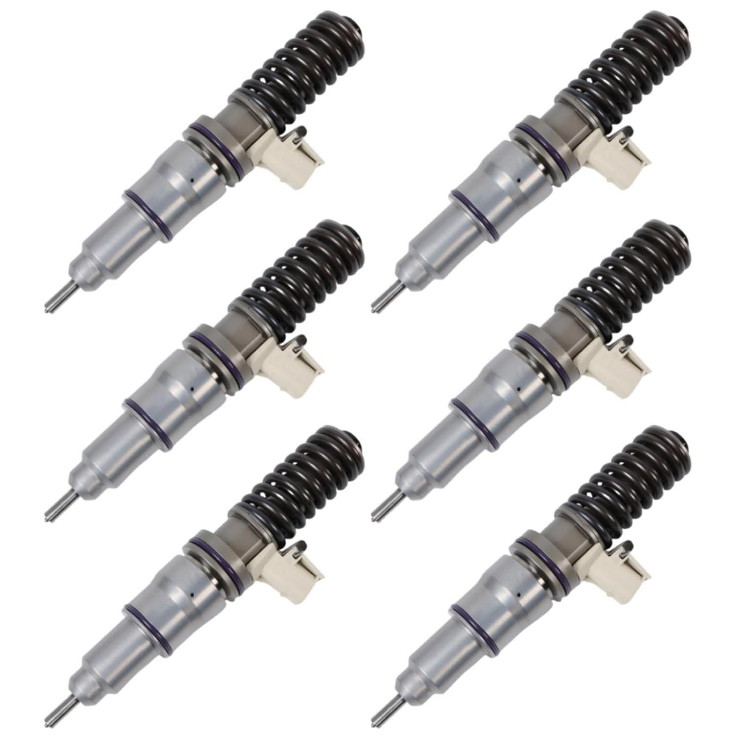 Kit 6 Injetores de Combustível Diesel para Volvo D13 MD13 US07 - Peças 21467241 22340639 BEBE4G15001