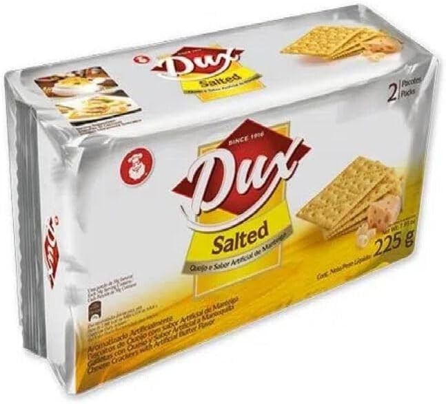 Dux Nutrition Dux 203072 Crackers Salted Queijo Manteiga 225 G