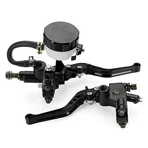 Manetes de Freio e Embreagem Universais Maso Motorcycle 22mm CNC - Preto