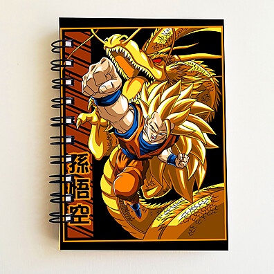 Sketchbook Dragonball Aquarela A6/A5 Anime Goku 90g 120g 240g