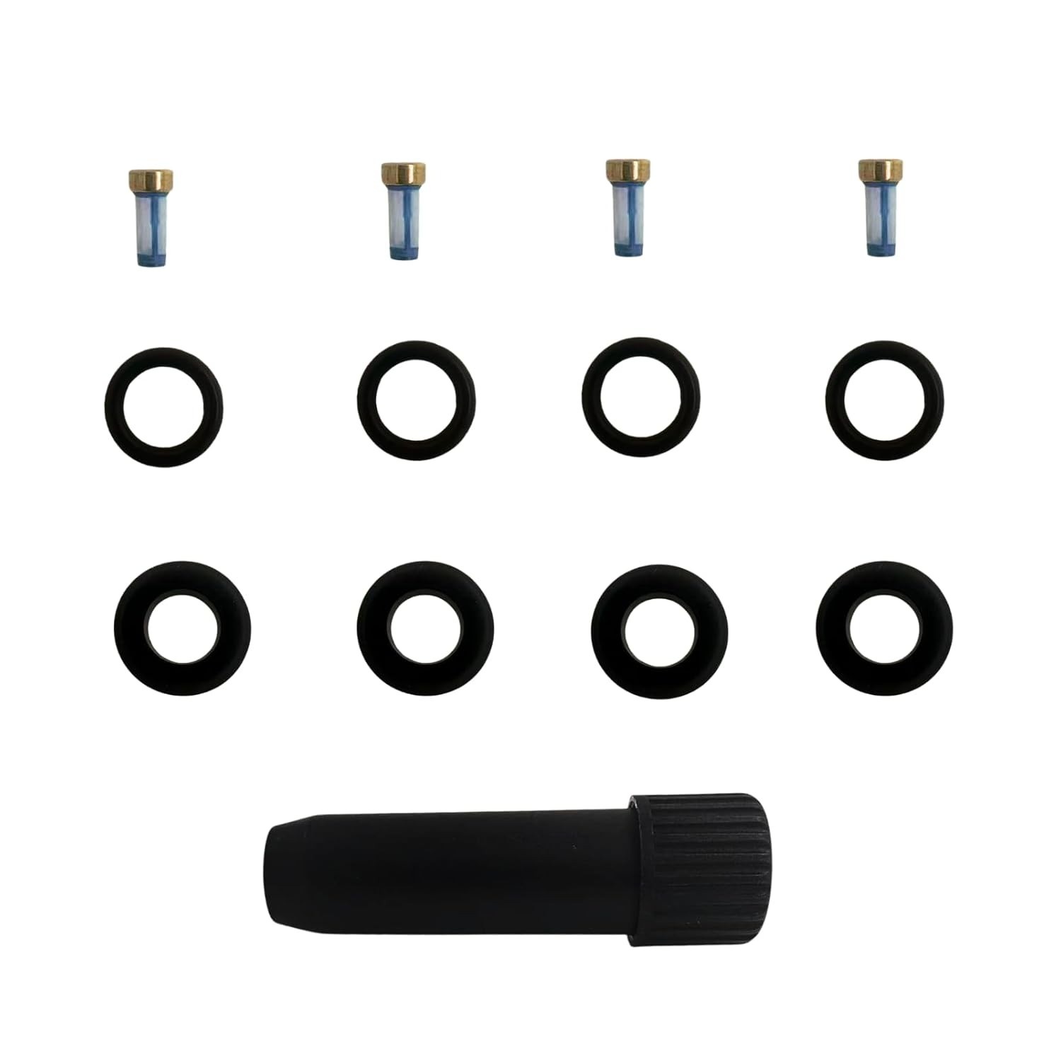 Kit 4 Vedações Injetor Combustível Toyota 4Runner Tacoma 2.7L 2.4L (1998-2004) - Peça 23250-75080