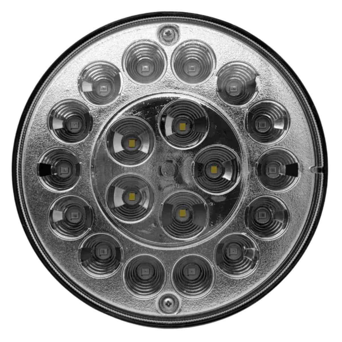 Lanterna Traseira Caminhão 24V Braspoint Cristal - Freio, Posição e Ré