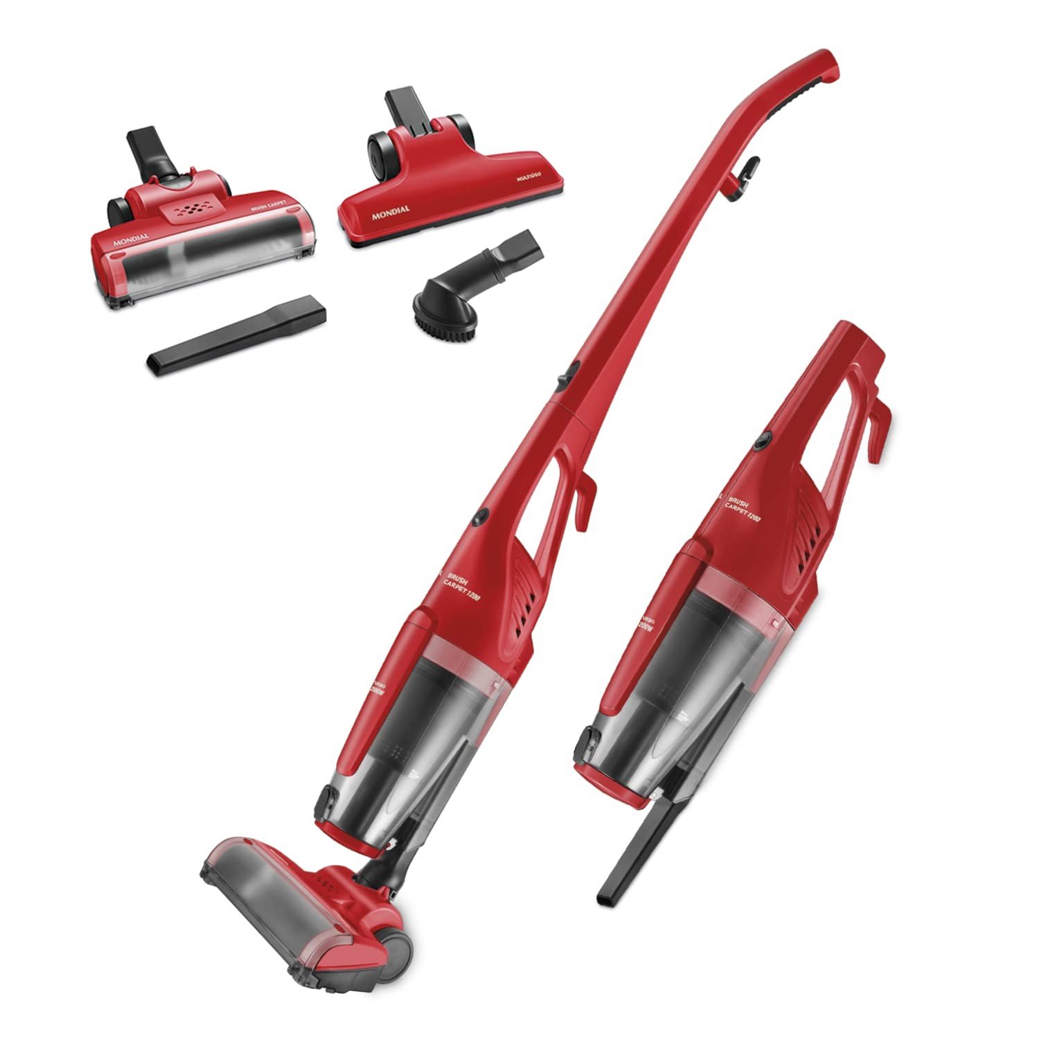 Mondial AP-25 Aspirador Vertical 1200W com Filtro HEPA e Escova Brush Carpet - Potente e Versátil