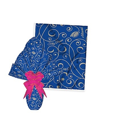25 Sacos Express P/Ovo de Páscoa Artesanal Azul - 30x30cm