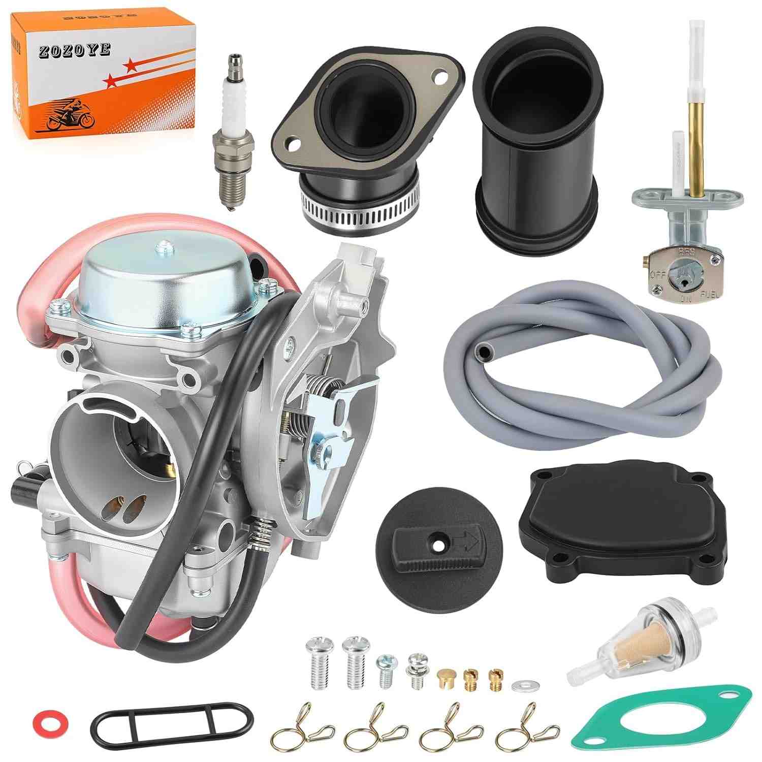Carburador Completo + Kit Petcock para Arctic Cat ATV 250/300 (2001-2005) - Peças Essenciais