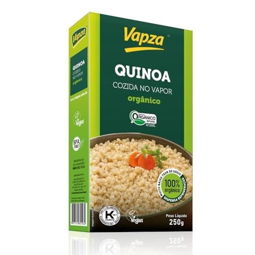 Quinoa Branca Orgânica 250G Vapza Peso líquido 250g