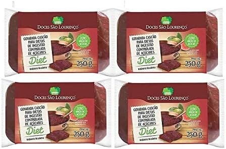 kit 4 und Goiabada Lisa Diet SÃO LOURENÇO 250g