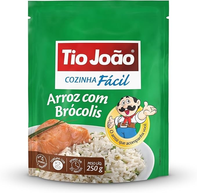 Tio João Cozinha fácil Arroz com Brócolis - 250g