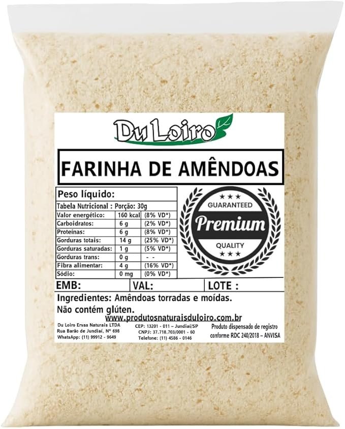 Farinha de Amêndoas Premium 250grs
