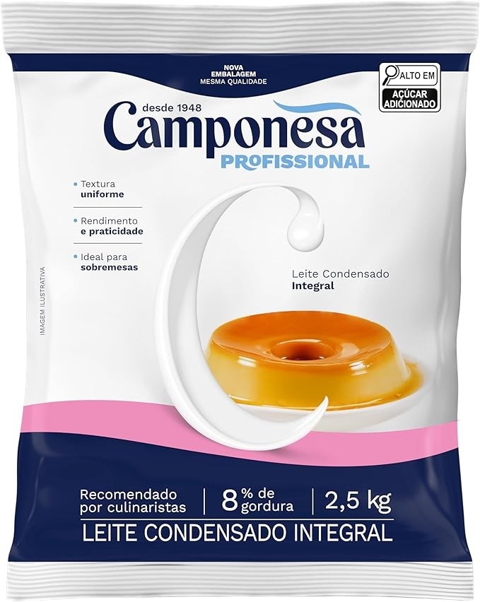 Camponesa Leite Condensado Integral 2,5kg