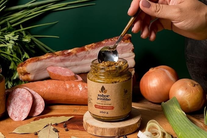Tempero Cê tá doido a Base de Bacon e Linguiça Defumada, 260 g
