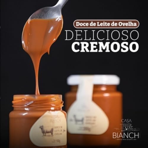 Casa Bianchi Doce de Leite de Ovelha Cremoso, 260g, Sobremesa Artesanal