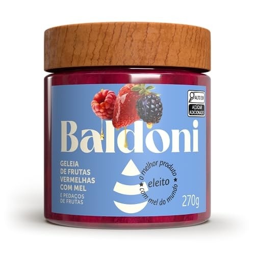 Geleia Baldoni Frutas Vermelhas Pote 270G