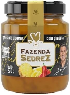 Fazenda Sedrez Geleia De Abacaxi Com Pimenta 270G