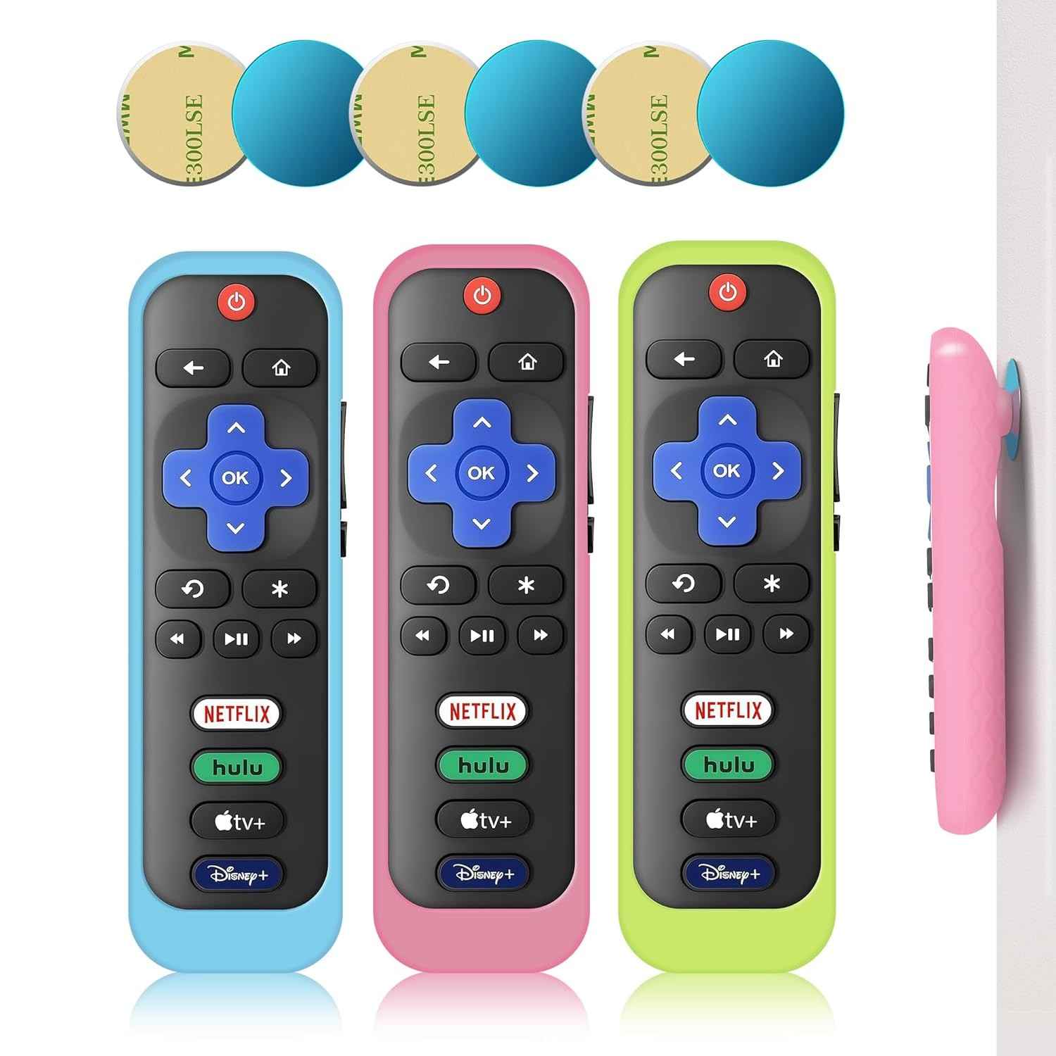 Capa Magnética para Controle Remoto TCL Roku 280 – Silicone Macio, Antiderrapante e com Armazenamento Prático