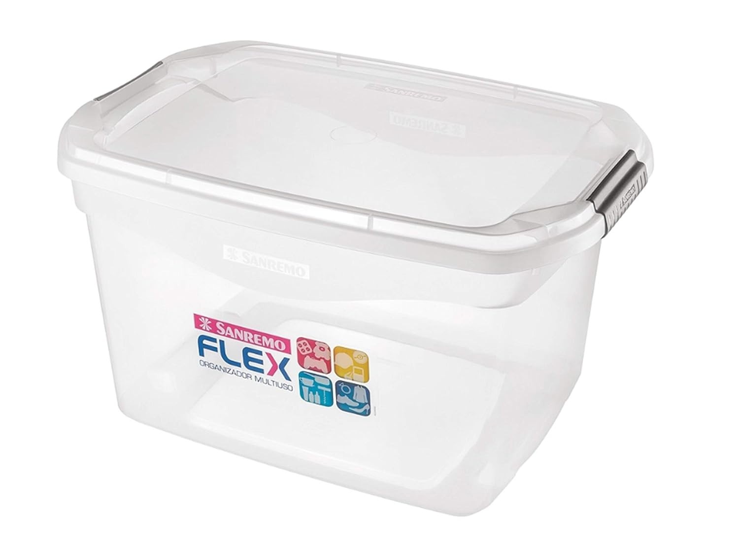 Sanremo Caixa Organizadora 29L - Flex com Tampa Segura e Design Anatômico