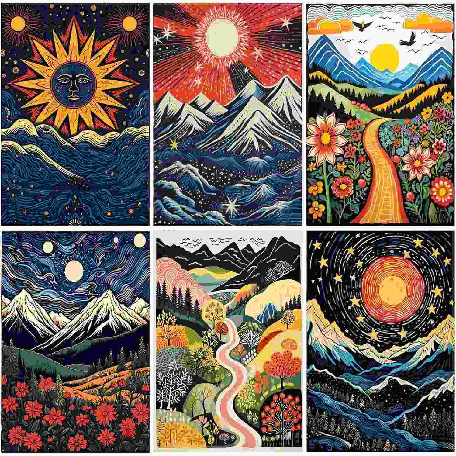 KIT PINTURA DIAMANTE 5D 29x40cm - ARTE FAÇA VOCÊ MESMO PARA ADULTOS COMPLETO