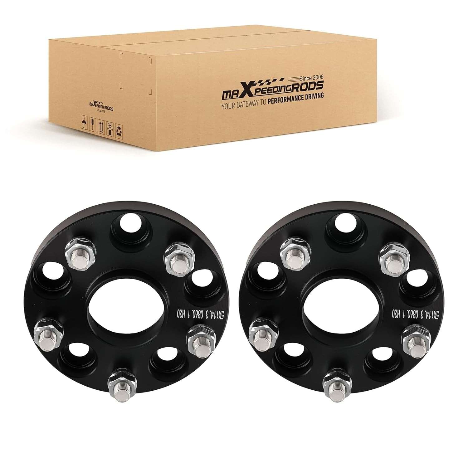 Espaçadores de Roda maXpeedingrods 2cm Hubcentric para Lexus, Toyota e Scion - Ajuste Perfeito 5x114.3mm