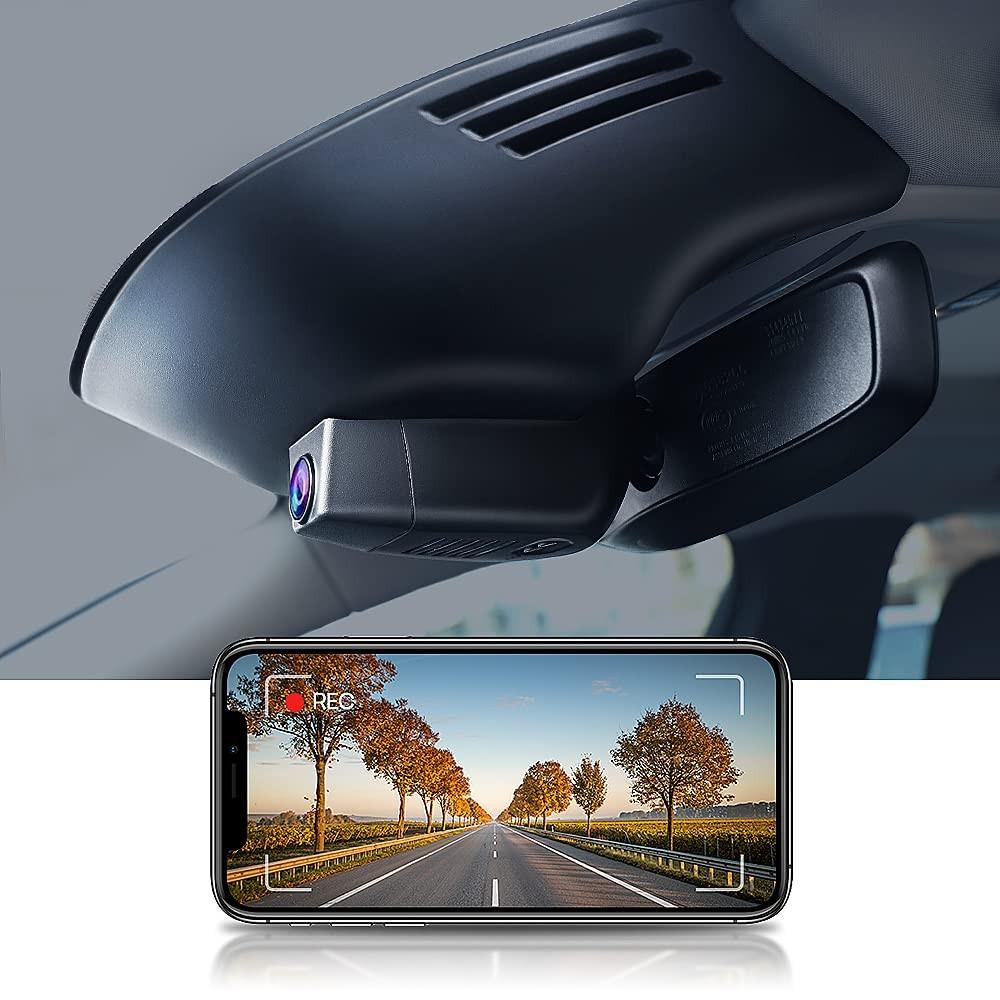 Fitcamx Câmera de Painel 2K Frontal + 1080p Traseira para Volvo XC90 2023-2026 (B5, B6, T8) - Estilo OEM, Wi-Fi Integrado