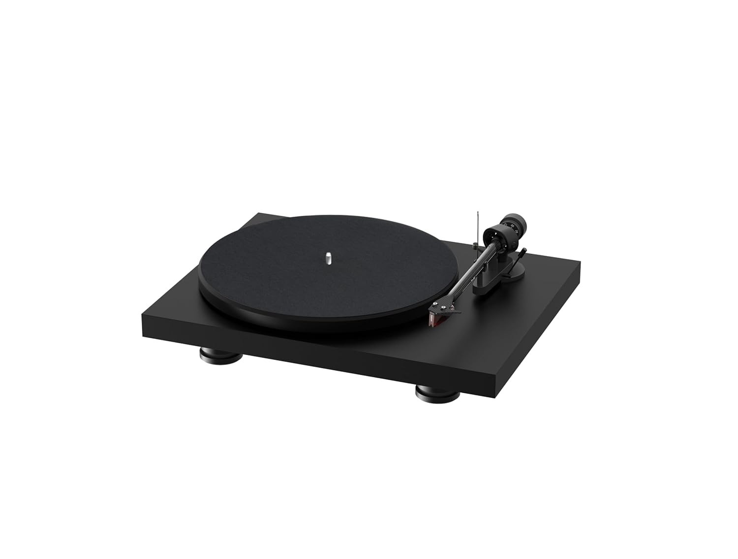 Toca Discos Pro-Ject Debut Carbon EVO (Preto Fosco) - Som de Alta Fidelidade com Cartucho Ortofon 2M Red