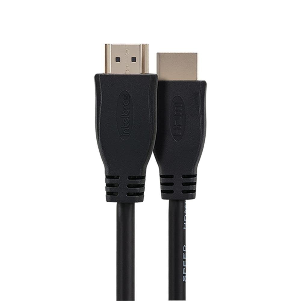 Cabo HDMI 1.4 Intelbras 2m (CH 1420): Imagem 4K e Som Imersivo para Sua TV e Games!