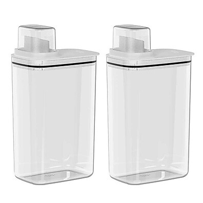 2x Dispenser OU Flow 2,3L Branco – Organize sua Limpeza