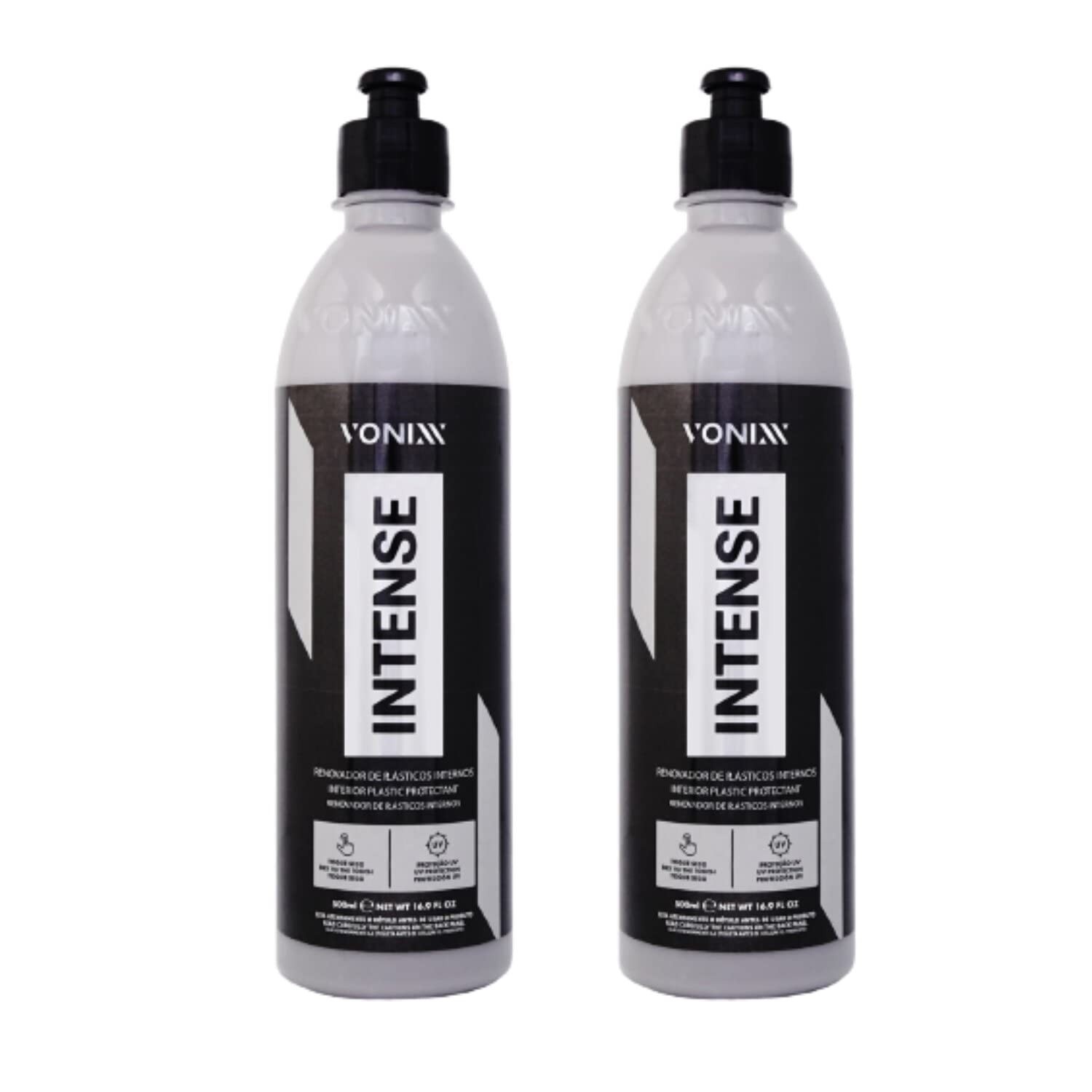 Kit 2x Renovador de Plásticos Internos Intense Vonixx: Acabamento Natural e Duradouro