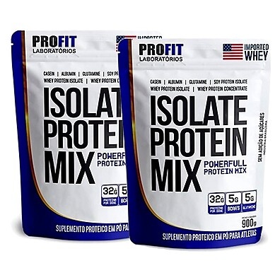 2x Isolate Protein Mix Profit Labs: Suplemento de Proteína Premium