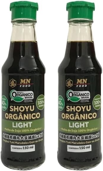 Kit 2X: Shoyu Orgânico Light MN Food 150ml