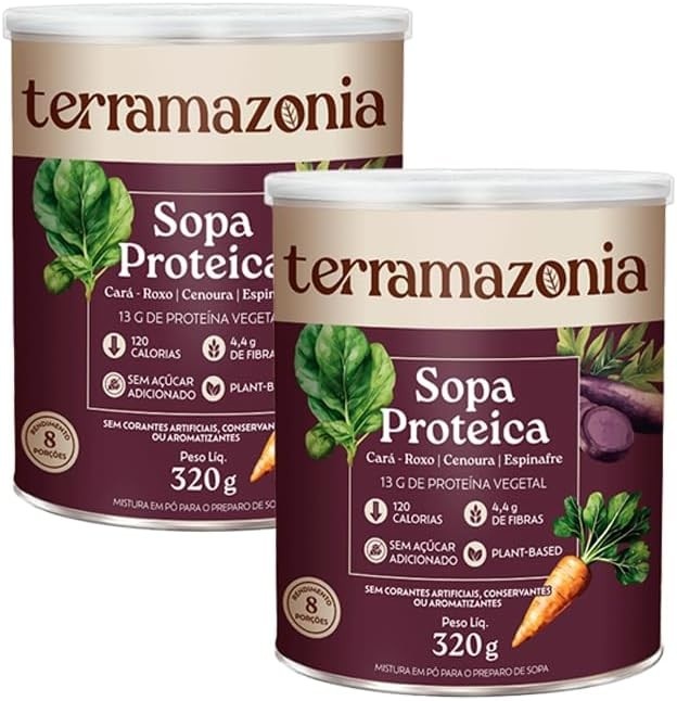 Kit 2X: Sopa Proteica Terramazonia 320g