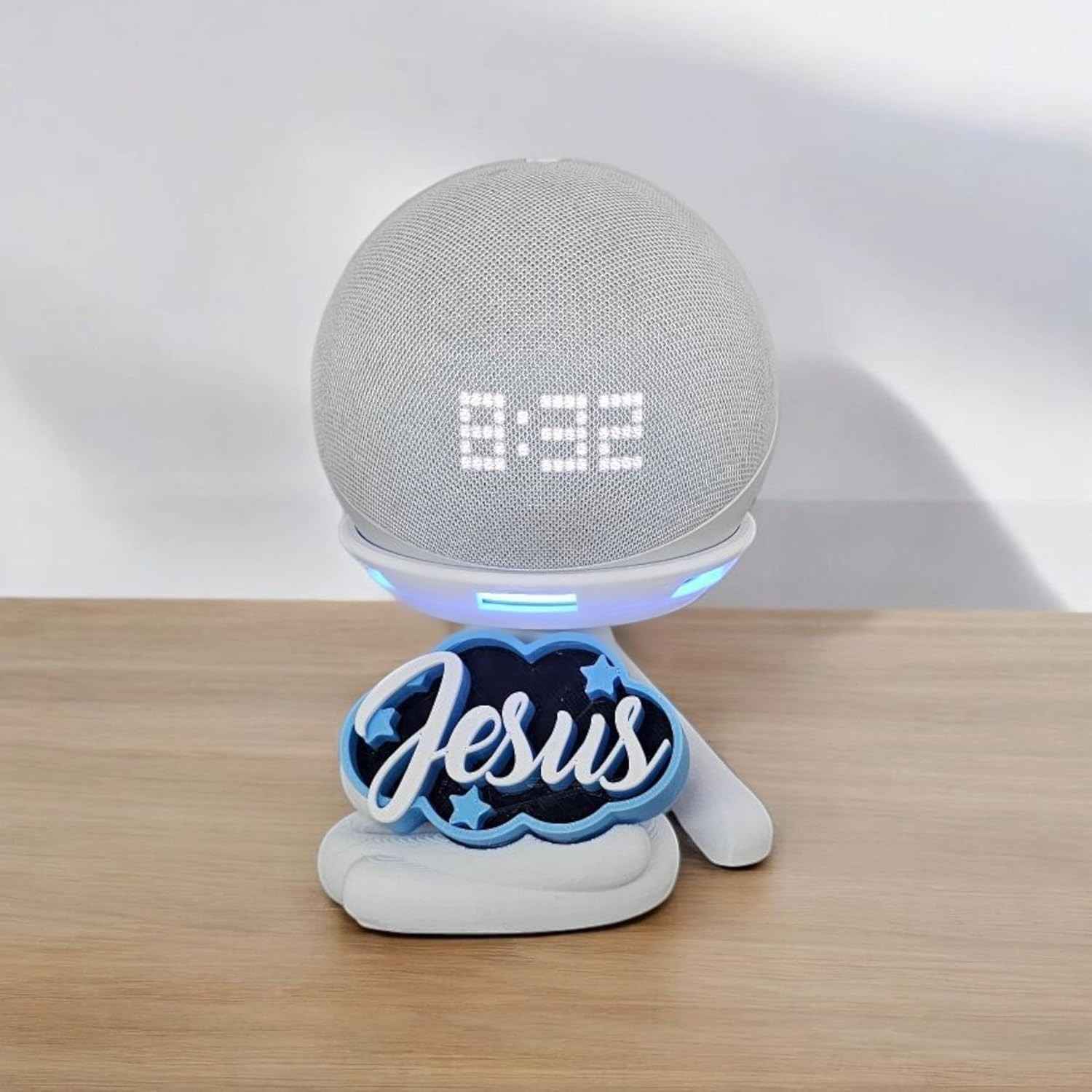 Suporte Alexa Echo Dot 3, 4 e 5 com Design Exclusivo Robert Jesus - Decoração e Organização para Mesa