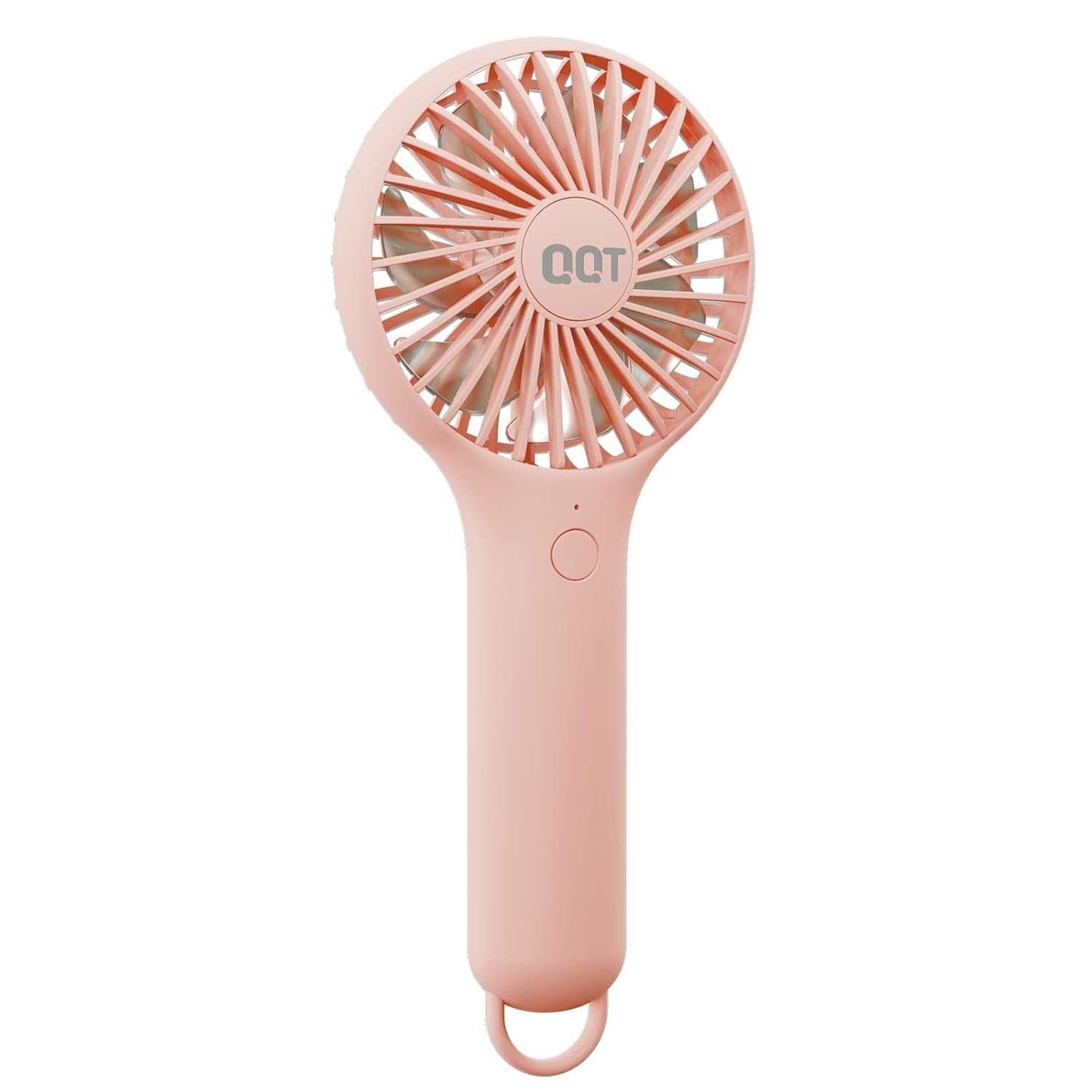 Mini Ventilador Portátil QQT com 3 Velocidades - Recarregável USB, Leve e Compacto para Casa e Viagem