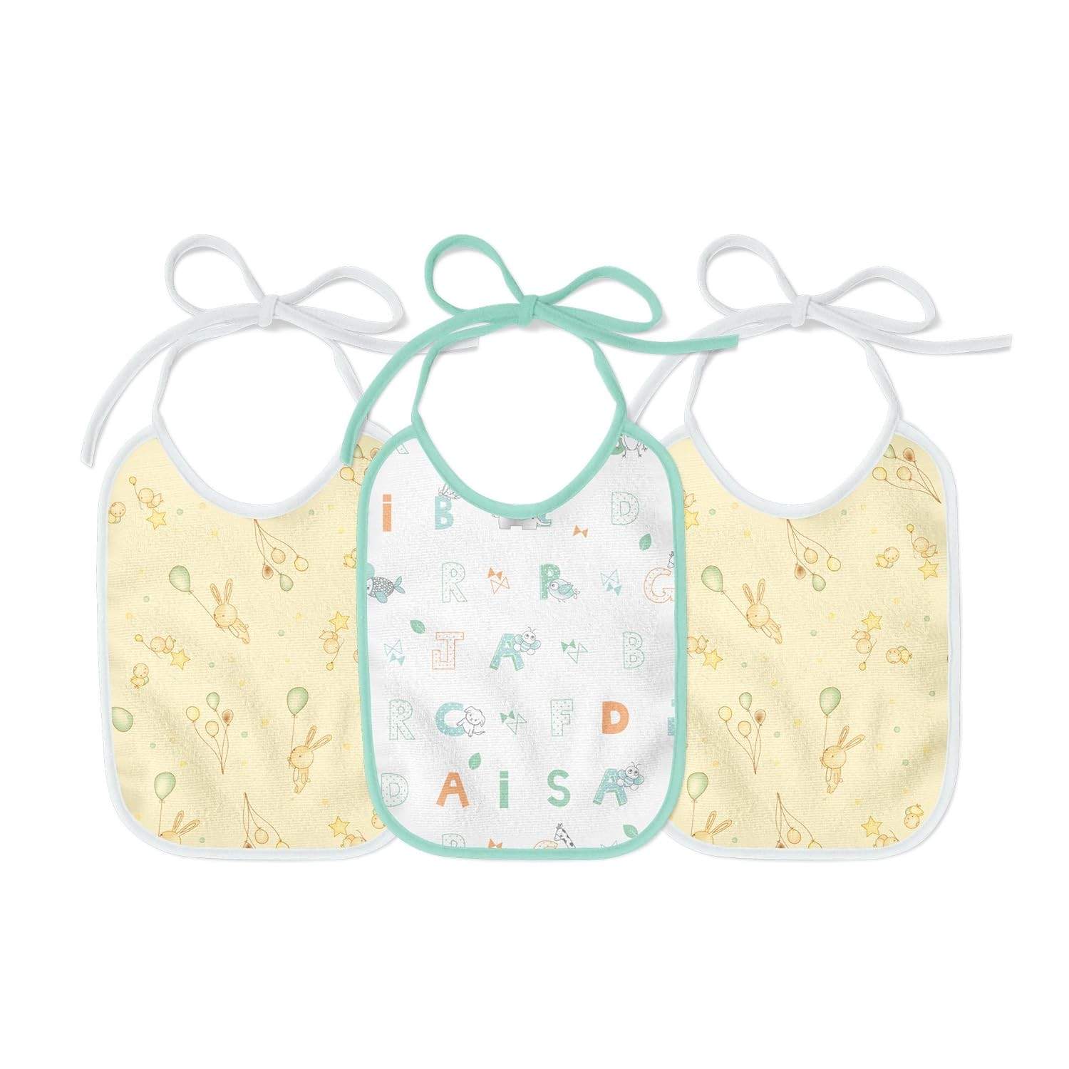 Babador Felpudo e Impermeável para Bebê Papi 25cm x 19cm - 3 Unidades