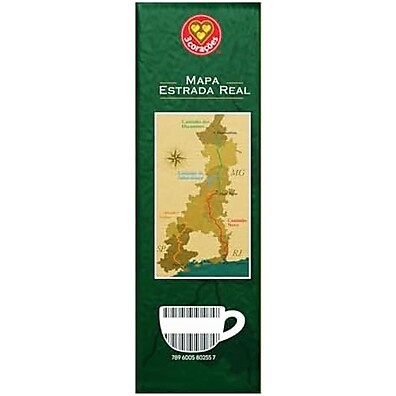 Café 3 Corações Estrada Real Premium Torrado e Moído 250g