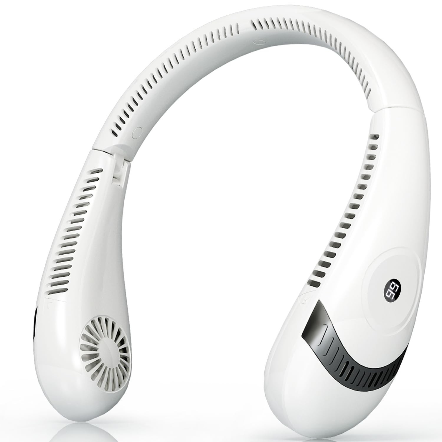 OLV Ventilador de Pescoço 5000 mAh - 360° Resfriamento Silencioso com 3 Velocidades