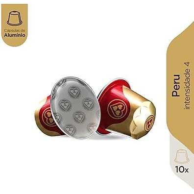 Café 3 Corações Peru Nespresso: Sabor Único (10 Cápsulas)
